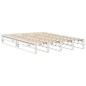 vidaXL Massivholzbett mit Regal ohne Matratze Weiß 150x200 cm vidaXL Massivholzbett mit Regal ohne Matratze Weiß 150x200 cm