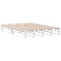 vidaXL Massivholzbett mit Regal ohne Matratze Weiß 135x190 cm vidaXL Massivholzbett mit Regal ohne Matratze Weiß 135x190 cm