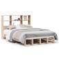 vidaXL Massivholzbett mit Regal ohne Matratze 160x200 cm Massivholz vidaXL Massivholzbett mit Regal ohne Matratze 160x200 cm Massivholz