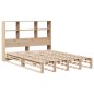 vidaXL Massivholzbett mit Regal ohne Matratze 160x200 cm Massivholz vidaXL Massivholzbett mit Regal ohne Matratze 160x200 cm Massivholz