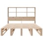vidaXL Massivholzbett mit Regal ohne Matratze 160x200 cm Massivholz vidaXL Massivholzbett mit Regal ohne Matratze 160x200 cm Massivholz