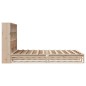 vidaXL Massivholzbett mit Regal ohne Matratze 160x200 cm Massivholz vidaXL Massivholzbett mit Regal ohne Matratze 160x200 cm Massivholz