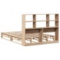 vidaXL Massivholzbett mit Regal ohne Matratze 160x200 cm Massivholz vidaXL Massivholzbett mit Regal ohne Matratze 160x200 cm Massivholz