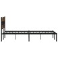 vidaXL Metallbett ohne Matratze Räuchereiche 183x213 cm vidaXL Metallbett ohne Matratze Räuchereiche 183x213 cm