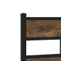 vidaXL Metallbett ohne Matratze Räuchereiche 183x213 cm vidaXL Metallbett ohne Matratze Räuchereiche 183x213 cm