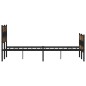 vidaXL Metallbett ohne Matratze Räuchereiche 140x200 cm vidaXL Metallbett ohne Matratze Räuchereiche 140x200 cm