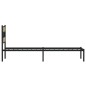 vidaXL Metallbett ohne Matratze Sonoma-Eiche 80x200 cm vidaXL Metallbett ohne Matratze Sonoma-Eiche 80x200 cm