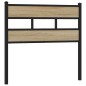 vidaXL Kopfteil Sonoma-Eiche 75 cm Eisen und Holzwerkstoff vidaXL Kopfteil Sonoma-Eiche 75 cm Eisen und Holzwerkstoff