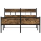 vidaXL Bettgestell ohne Matratze Räuchereiche 150x200 cm Holzwerkstoff vidaXL Bettgestell ohne Matratze Räuchereiche 150x200 cm Holzwerkstoff