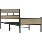 vidaXL Bettgestell ohne Matratze Sonoma-Eiche 107x200 cm Holzwerkstoff vidaXL Bettgestell ohne Matratze Sonoma-Eiche 107x200 cm Holzwerkstoff