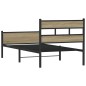 vidaXL Bettgestell ohne Matratze Sonoma-Eiche 107x200 cm Holzwerkstoff vidaXL Bettgestell ohne Matratze Sonoma-Eiche 107x200 cm Holzwerkstoff