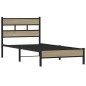 vidaXL Bettgestell ohne Matratze Sonoma-Eiche 75x190 cm Holzwerkstoff vidaXL Bettgestell ohne Matratze Sonoma-Eiche 75x190 cm Holzwerkstoff
