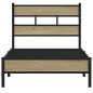 vidaXL Bettgestell ohne Matratze Sonoma-Eiche 107x200 cm Holzwerkstoff vidaXL Bettgestell ohne Matratze Sonoma-Eiche 107x200 cm Holzwerkstoff