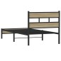 vidaXL Bettgestell ohne Matratze Sonoma-Eiche 107x200 cm Holzwerkstoff vidaXL Bettgestell ohne Matratze Sonoma-Eiche 107x200 cm Holzwerkstoff