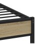 vidaXL Bettgestell ohne Matratze Sonoma-Eiche 107x200 cm Holzwerkstoff vidaXL Bettgestell ohne Matratze Sonoma-Eiche 107x200 cm Holzwerkstoff