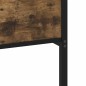 vidaXL Bettgestell ohne Matratze Räuchereiche 80x200 cm Holzwerkstoff vidaXL Bettgestell ohne Matratze Räuchereiche 80x200 cm Holzwerkstoff