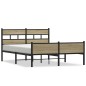 vidaXL Bettgestell ohne Matratze Sonoma-Eiche 140x190 cm Holzwerkstoff vidaXL Bettgestell ohne Matratze Sonoma-Eiche 140x190 cm Holzwerkstoff