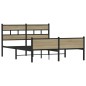vidaXL Bettgestell ohne Matratze Sonoma-Eiche 140x190 cm Holzwerkstoff vidaXL Bettgestell ohne Matratze Sonoma-Eiche 140x190 cm Holzwerkstoff