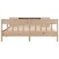 vidaXL Massivholzbett mit Regal ohne Matratze 200x200 cm Kiefer vidaXL Massivholzbett mit Regal ohne Matratze 200x200 cm Kiefer