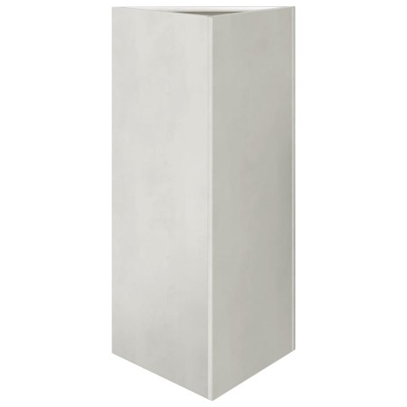 vidaXL Pflanzkübel Dreieckig 40x34,5x70 cm Edelstahl