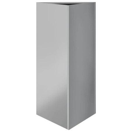 vidaXL Pflanzkübel Dreieckig 40x40x75 cm Verzinkter Stahl