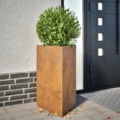 vidaXL Pflanzkübel 2 Stk. Dreieckig 50x43x75 cm Wetterfester Stahl