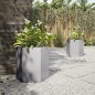 vidaXL Garten-Pflanzgefäße 2Stk.Sechseckig 46x40x45cm Verzinkter Stahl vidaXL Garten-Pflanzgefäße 2Stk.Sechseckig 46x40x45cm Verzinkter Stahl