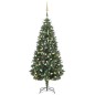 vidaXL Künstlicher Weihnachtsbaum mit Beleuchtung & Kugeln 180 cm vidaXL Künstlicher Weihnachtsbaum mit Beleuchtung & Kugeln 180 cm