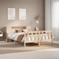 vidaXL Massivholzbett mit Regal ohne Matratze 160x200 cm Kiefernholz vidaXL Massivholzbett mit Regal ohne Matratze 160x200 cm Kiefernholz