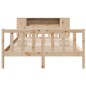vidaXL Massivholzbett mit Regal ohne Matratze 160x200 cm Kiefernholz vidaXL Massivholzbett mit Regal ohne Matratze 160x200 cm Kiefernholz