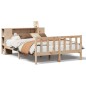 vidaXL Massivholzbett mit Regal ohne Matratze 120x190 cm Kiefernholz vidaXL Massivholzbett mit Regal ohne Matratze 120x190 cm Kiefernholz