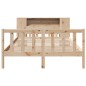 vidaXL Massivholzbett mit Regal ohne Matratze 120x190 cm Kiefernholz vidaXL Massivholzbett mit Regal ohne Matratze 120x190 cm Kiefernholz