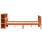 vidaXL Massivholzbett ohne Matratze Wachsbraun 150x200 cm Massivholz vidaXL Massivholzbett ohne Matratze Wachsbraun 150x200 cm Massivholz