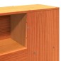 vidaXL Massivholzbett ohne Matratze Wachsbraun 150x200 cm Massivholz vidaXL Massivholzbett ohne Matratze Wachsbraun 150x200 cm Massivholz