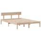 vidaXL Massivholzbett mit Regal ohne Matratze 140x200 cm Kiefernholz vidaXL Massivholzbett mit Regal ohne Matratze 140x200 cm Kiefernholz