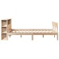 vidaXL Massivholzbett mit Regal ohne Matratze 140x200 cm Kiefernholz vidaXL Massivholzbett mit Regal ohne Matratze 140x200 cm Kiefernholz