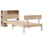 vidaXL Massivholzbett mit Regal ohne Matratze 90x200 cm Kiefernholz vidaXL Massivholzbett mit Regal ohne Matratze 90x200 cm Kiefernholz
