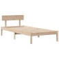 vidaXL Massivholzbett mit Regal ohne Matratze 90x200 cm Kiefernholz vidaXL Massivholzbett mit Regal ohne Matratze 90x200 cm Kiefernholz