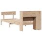 vidaXL Massivholzbett mit Regal ohne Matratze 90x200 cm Kiefernholz vidaXL Massivholzbett mit Regal ohne Matratze 90x200 cm Kiefernholz