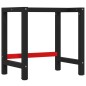 vidaXL Werkbank 100x60x83 cm Massivholz Eiche Rechteckig vidaXL Werkbank 100x60x83 cm Massivholz Eiche Rechteckig