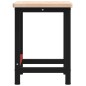 vidaXL Werkbank 100x60x83 cm Massivholz Eiche Rechteckig vidaXL Werkbank 100x60x83 cm Massivholz Eiche Rechteckig