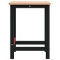 vidaXL Werkbank 100x60x81,5 cm Massivholz Buche Rechteckig vidaXL Werkbank 100x60x81,5 cm Massivholz Buche Rechteckig