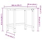 vidaXL Werkbank 100x60x81,5 cm Massivholz Buche Rechteckig vidaXL Werkbank 100x60x81,5 cm Massivholz Buche Rechteckig