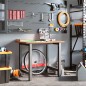 vidaXL Werkbank 100x60x81,5 cm Massivholz Buche Rechteckig vidaXL Werkbank 100x60x81,5 cm Massivholz Buche Rechteckig