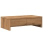 vidaXL Monitorständer mit Schubladen Artisan-Eiche 50x27x15 cm vidaXL Monitorständer mit Schubladen Artisan-Eiche 50x27x15 cm