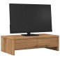 vidaXL Monitorständer mit Schubladen Artisan-Eiche 50x27x15 cm vidaXL Monitorständer mit Schubladen Artisan-Eiche 50x27x15 cm