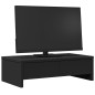 vidaXL Monitorständer mit Schubladen Schwarz 50x27x15 cm Holzwerkstoff vidaXL Monitorständer mit Schubladen Schwarz 50x27x15 cm Holzwerkstoff
