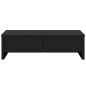 vidaXL Monitorständer mit Schubladen Schwarz 50x27x15 cm Holzwerkstoff vidaXL Monitorständer mit Schubladen Schwarz 50x27x15 cm Holzwerkstoff