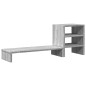 vidaXL Monitorständer mit Schreibtisch-Organizer Grau Sonoma vidaXL Monitorständer mit Schreibtisch-Organizer Grau Sonoma