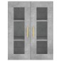 vidaXL Highboard Betongrau 69,5x34x180 cm Holzwerkstoff vidaXL Highboard Betongrau 69,5x34x180 cm Holzwerkstoff